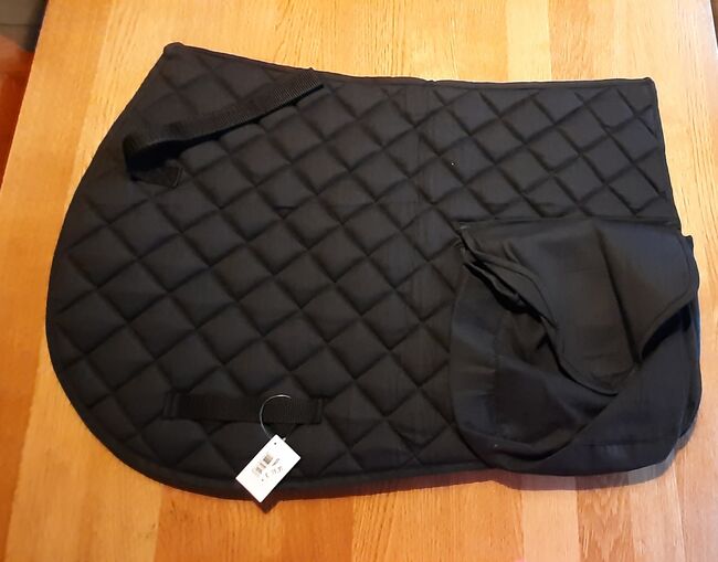 Neue Schwarze Wanderreitschabracke mit Satteltaschen Wb, Eurohorseline, Sandra, Dressage Pads, Weiler