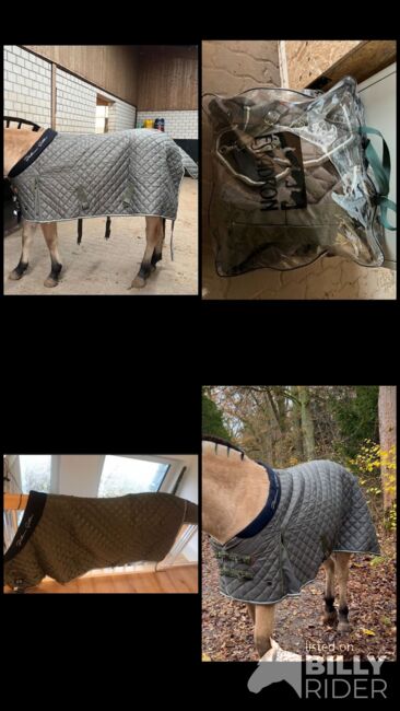 NEU! Eskadron Stalldecke gr. 135 cm Olivgrün/ Grau, Eskadron, Johanna , Horse Blankets, Sheets & Coolers, Berlin, Image 5