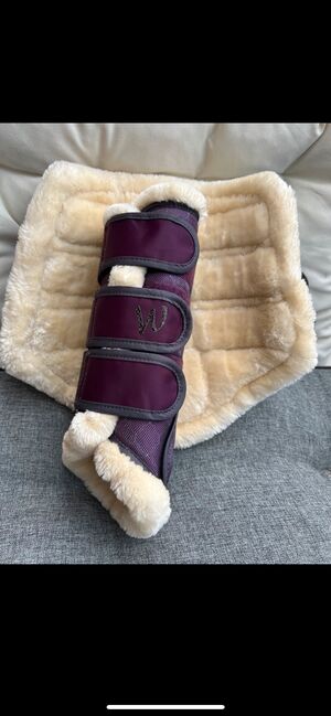 NEUE Gamaschen in Lila/Holunder in L, super Soft, Waldhausen Gamaschen super soft , Johanna , Gamaschen, Berlin, Abbildung 3
