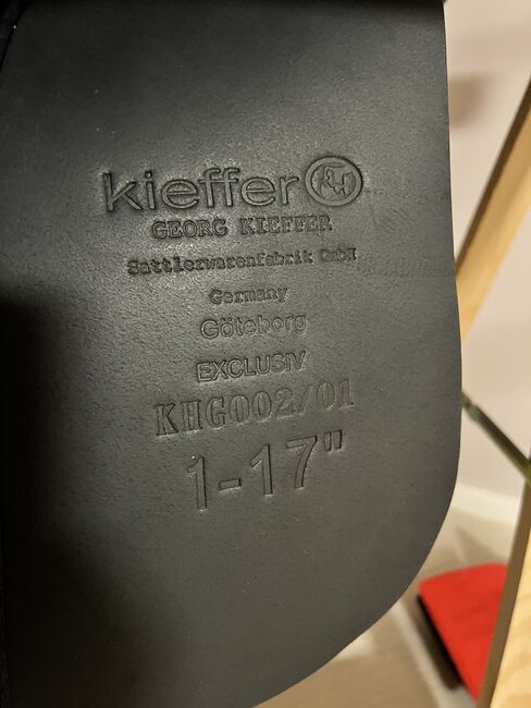 NEU / Kieffer Göteborg / Dressursattel / Größe 1 (17'') / schwarz, Kieffer Göteborg, Amelie, Dressage Saddle, Grünwald, Image 2