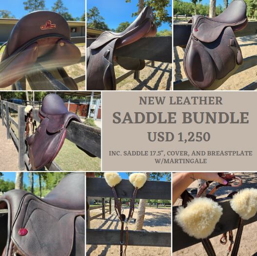 New Leather Saddle Bundle - Open to offers, Saint Spirit Berlin, Florencia, Springsattel, Houston