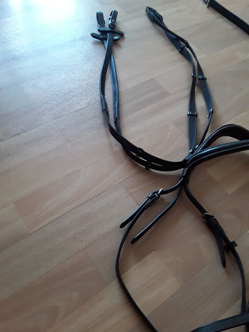 NEU nicht geritten Zügel Trense Martingal Leder WB Full, Ellen, Bridles & Headstalls, Magdeburg, Image 7