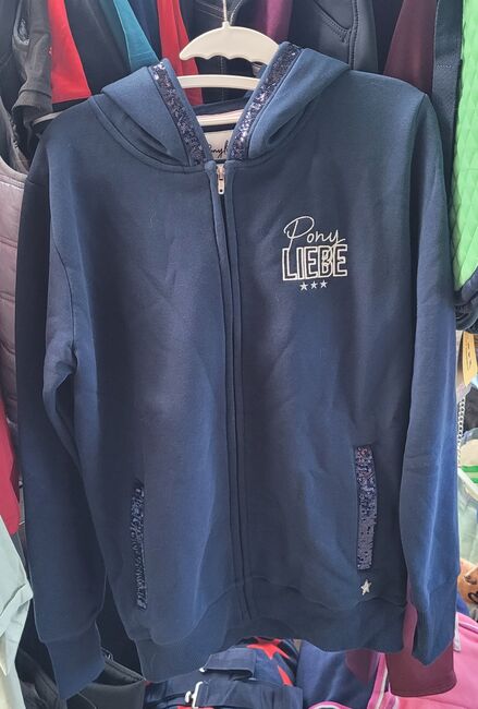 Neue Ponyliebe Sweatjacke L navy mit Pailetten, Ponyliebe, Jojo, Shirts & Tops, Berlin