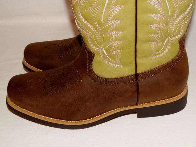 Neue STONEDEEK Westernstiefel Western Boots Hailey Größe 38 Braun, Olive, STONEDEEK Hailey, Anne, Riding Boots, Wahrenholz, Image 4
