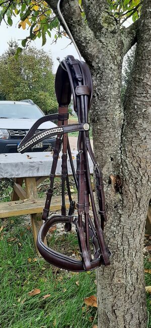 NEUE super weiche Kandare Kandarenzaum braun rundgenäht, Maresa, Bridles & Headstalls, Pfullingen