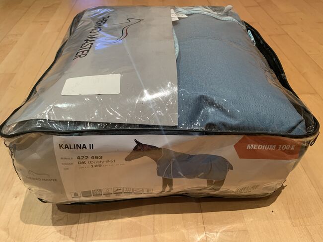 Neu THERMO MASTER Outdoor Highneck Pferdedecke Kalina II, 100g, Dusty Sky, Gr.125 (OVP), Thermo Master Kalina II, Björn Lakeberg, Horse Blankets, Sheets & Coolers, Hatten, Image 7