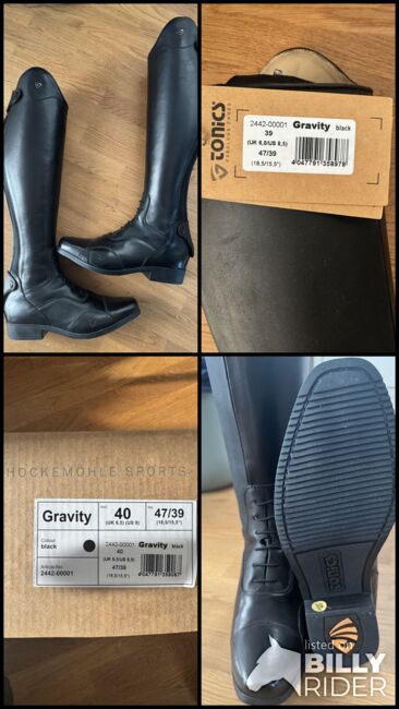 NEU - Tonics Gravity Stiefel Gr. 40 (47/39), Tonics Gravity, Schwedeneisbecher85, Riding Boots, Dresden, Image 8