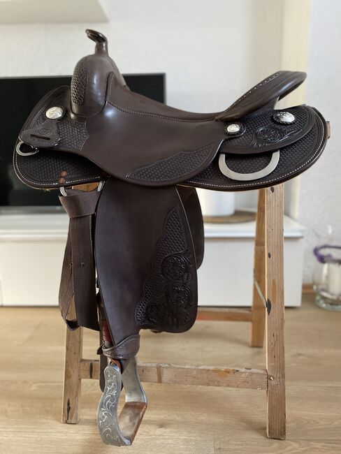 Neuer TripleW Sattel, Triplew Platinum, Caro, Western Saddle, München , Image 4