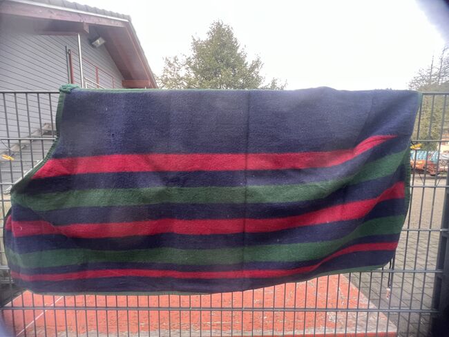 NEWMARKET Woll-Abschwitz-/Paradedecke, brau-rot-grün gestreift, NEWMARKET, Gaby Lais, Horse Blankets, Sheets & Coolers, Malsburg-Marzell