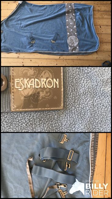 Nici Eskadron Good Luck Abschwitzdecke Gr. M 135cm blau, Eskadron, Franca, Horse Blankets, Sheets & Coolers, Lünen, Image 4