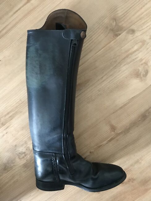 Königs Dressur-Reitstiefel blau, maßangefertigt, mit Reißverschluss innen, Königs, Marion, Oficerki jeździeckie, Ludwigshafen, Image 13