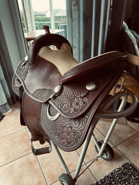 Neuw Deuber & Partner Flex Fit Vario Westernsattel Equitation Trainer, Deuber und Partner Equitation Trainer 2213, Angela, Western Saddle, Auerbach, Image 11