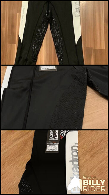 Neu! ESKADRON Reitleggings, Gr. L, schwarz/ weiß, Eskadron , Andrea Schrader, Breeches & Jodhpurs, Büddenstedt , Image 4