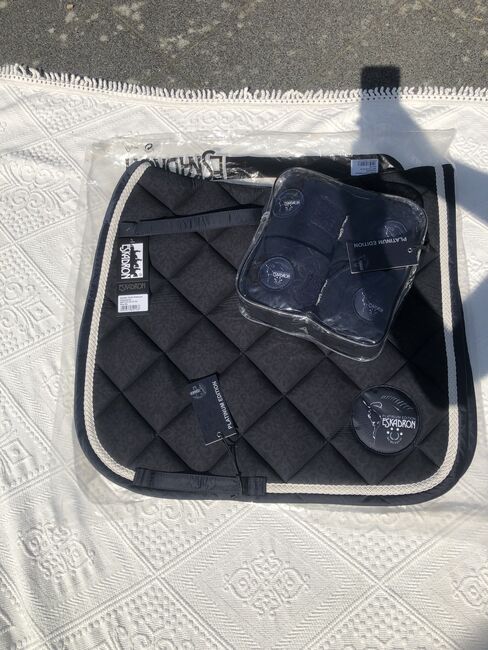 NEU Eskadron Set Schabracke DL Abschwitzdecke XL 155cm darknavy Platinum 2017 WB dunkelblau, Eskadron, Hermine, Dressage Pads, Bremen, Image 3