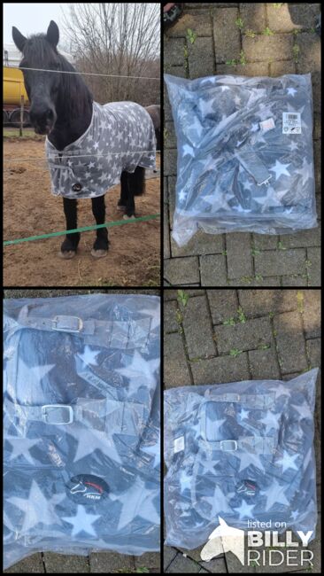 Neue HKM Abschwitzdecke Stars, grau, HKM, Becky, Horse Blankets, Sheets & Coolers, Erkrath, Image 7