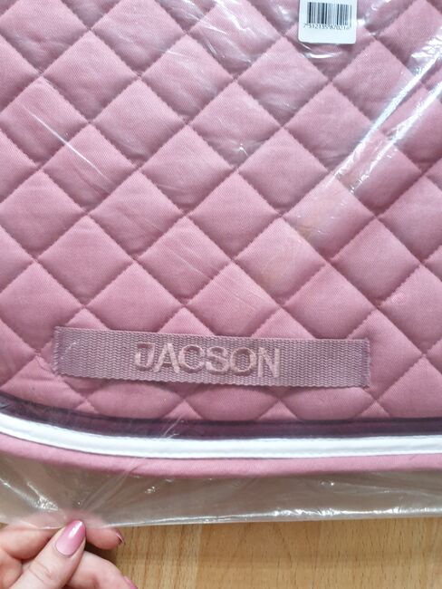 NEU Schabracke Jacson in altrosa rosewood Dressur DL DR, Jacson, Frau Schmidt, Dressage Pads, Oberschleißheim, Image 4