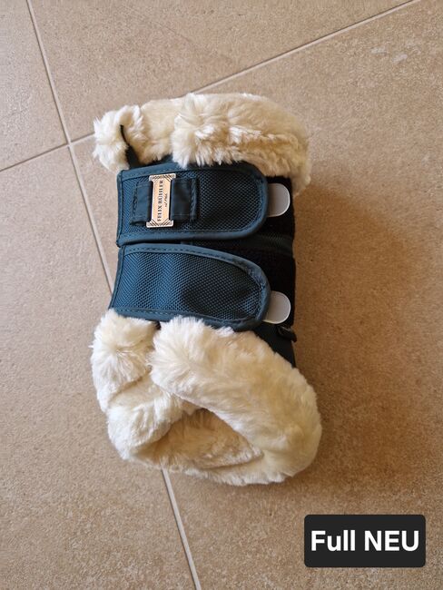NEU Gamaschen dunkelgrün, Nina Eigenmann, Tendon Boots, Schweizersholz