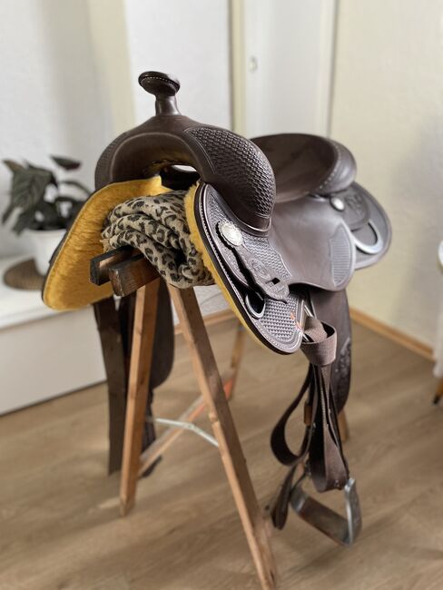 Neuer TripleW Sattel, Triplew Platinum, Caro, Western Saddle, München , Image 5