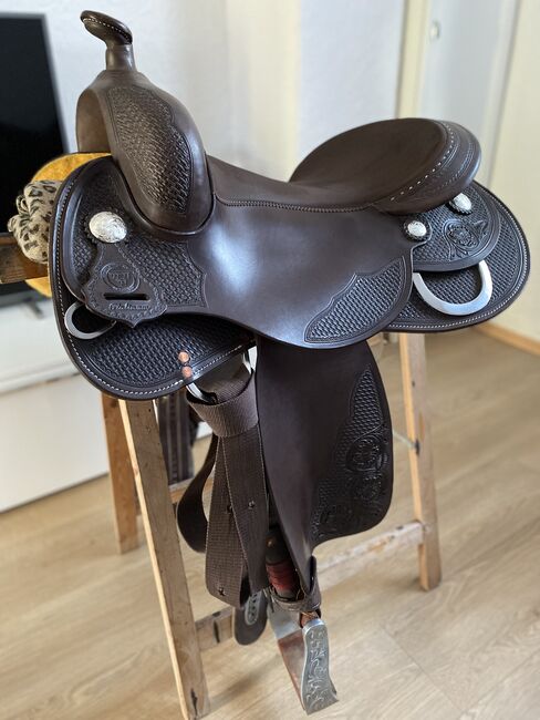 Neuer TripleW Sattel, Triplew Platinum, Caro, Western Saddle, München 