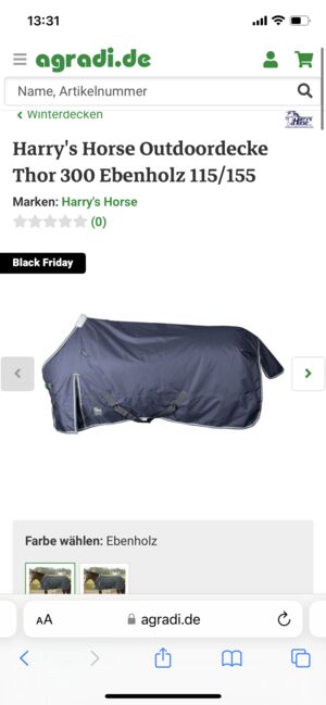 Neue Harrys Horse Winterdecke 145 300 gramm, Vivi, Horse Blankets, Sheets & Coolers, Neuenhaus 