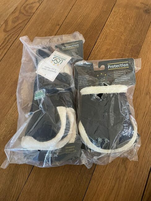 Neue unbenutzte USG Gamaschen Lammfellgamaschen Gr. Full / WB, USG Lammfellgamaschen, Charlotte Voß, Tendon Boots, Drensteinfurt