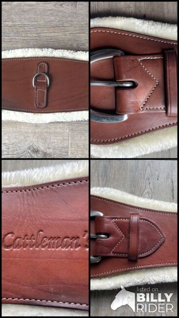 Neuer Western-Bauchgurt Cattleman Soft Fleece 34 Zoll anatomisch gepolstert, Cattleman Western Leder-Bauchgurt "Soft Fleece", Doris Jessen , Girths & Cinches, Hamburg, Image 7