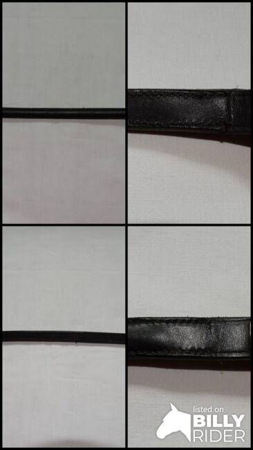 Neuer schwarzer Kieffer Stirnriemen VB/39cm lang schlicht weich gerade Stirnband NEU, Kieffer, Anne, Browbands, Wahrenholz, Image 5