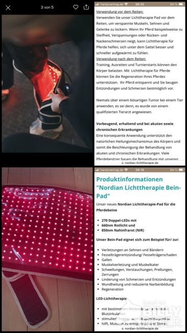Nordian Lichttherapie pad, Nordian  Bein pad , Selina , Therapy & Treatment, Fronreute , Image 8