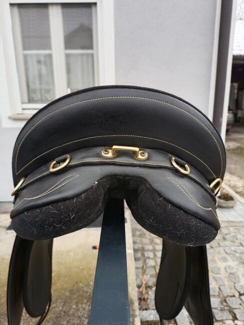 Norton Sattel - Barocksattel/Dressursattel - schwarz mit schicken Verzierungen, Anna-Sophie, Dressage Saddle, Hohenzell, Image 8