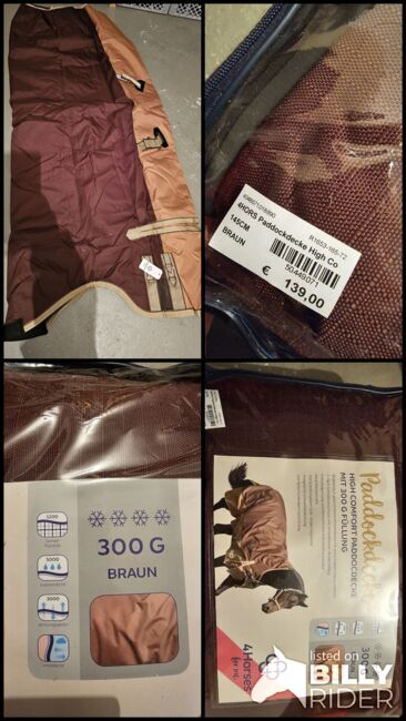 Neue Paddockdecke Highneck, 300 Gramm, 4Horses Paddockdecke Highneck, Christin , Derki dla konia, Freudenstadt, Image 6