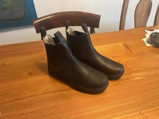 Neue Winterstiefellette, geöltes Leder, Größe 41, braun, Steeds, Elke Griese, Sztyblety jeździeckie, Berlin