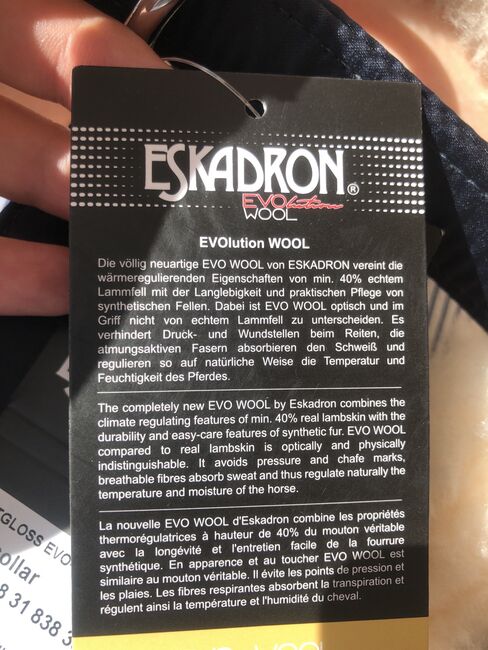NEUES ESKADRON Halfter W WB Evo Wool Platinum Pure Navy Dunkelblau 2023, Eskadron, Hermine, Kantary, Bremen, Image 7