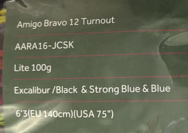 NEU Horseware Amigo Bravo 12 100g 140cm, Horseware Amigo Bravo 12 , Sell_It_All, Derki dla konia, Ahrweiler, Image 5