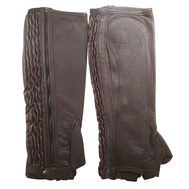 Neu! Lederchap XS, Reiter, elegant, modern, super weich, braun, von Gera, Gera, Andrea Schürmann, Czapsy i sztylpy, Lichtenau