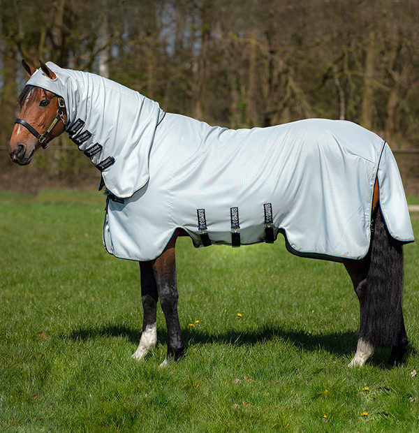 NEU Ekzem/Fliegendecke Rambo Hoody XL, 155cm, inkl. Fliegenhaube, HORSEWARE Rambo Hoody XL, Julia D., Derki dla konia, Nottuln, Image 4