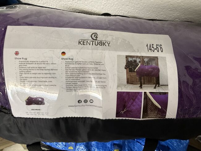 neue Kentucky Show Rug 145 cm royalpurpel, Kentucky Show Rug, Melanie, Derki dla konia, Eching