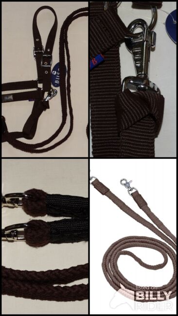 Neues Busse Halfter Riding/Trainingshalfter VB Braun Reithalfter mit Zügel NEU, Busse, Anne, Ogłowia bezwędzidłowe, Wahrenholz, Image 10