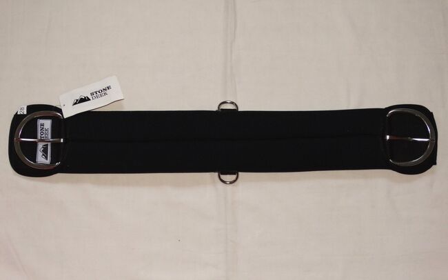 Neuer Memory Foam Westerngurt 70 cm 28 Zoll schwarz Stonedeek Western Gurt Sattelgurt, Stonedeek Westerngurt, Anne, Popręgi, Wahrenholz, Image 2