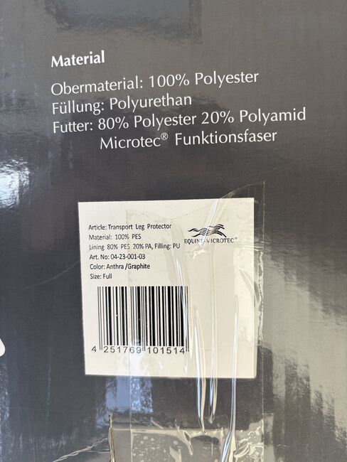 NEU Equine Microtec Transportgamaschen 4er Set Gr. WB, Equine Microtec Care & Protect, Sell_It_All, Ochraniacze, Ahrweiler, Image 6