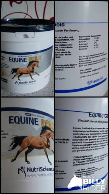 NutriScience Equine Gold 1,5 kg Neu & OVP zur Unterstützung der Verdauung, NutriScience Equine Gold, Sabrina, Horse Feed & Supplements, Eltville, Image 5