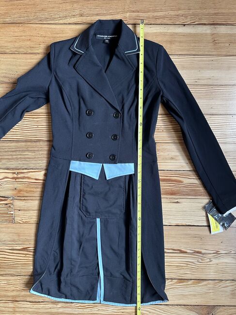 NWT Charles Ancona Women Equestrian Shadbelly Blue Trim Shoulder Pad Show Jacket, Charles Ancona Shadbelly, Allison Howell, Show Apparel, Newport, Image 4