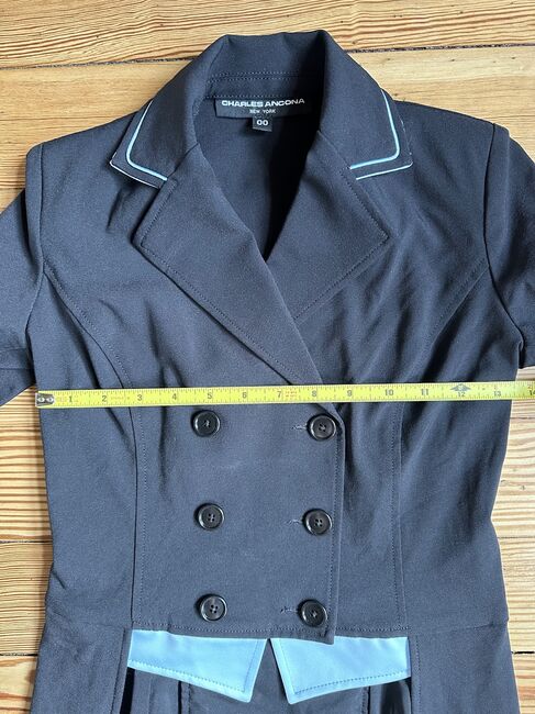 NWT Charles Ancona Women Equestrian Shadbelly Blue Trim Shoulder Pad Show Jacket, Charles Ancona Shadbelly, Allison Howell, Show Apparel, Newport, Image 9