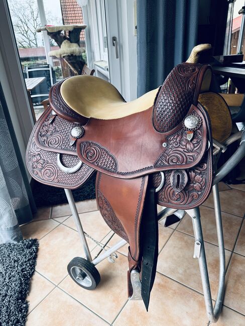 Neuw Deuber & Partner Flex Fit Vario Westernsattel Equitation Trainer, Deuber und Partner Equitation Trainer 2213, Angela, Western Saddle, Auerbach, Image 7