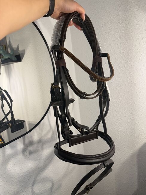 Neue Trense WB/Full dunkelbraun, horse & passion, Carmen Lbn, Bridles & Headstalls, Essen