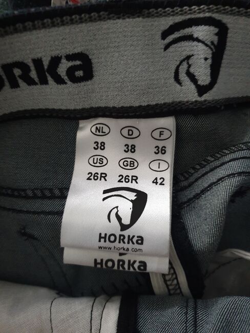 NEU Reithose Horka Vollbesatz blau Glitzer S 36, Horka, Frau Schmidt, Breeches & Jodhpurs, Oberschleißheim, Image 6