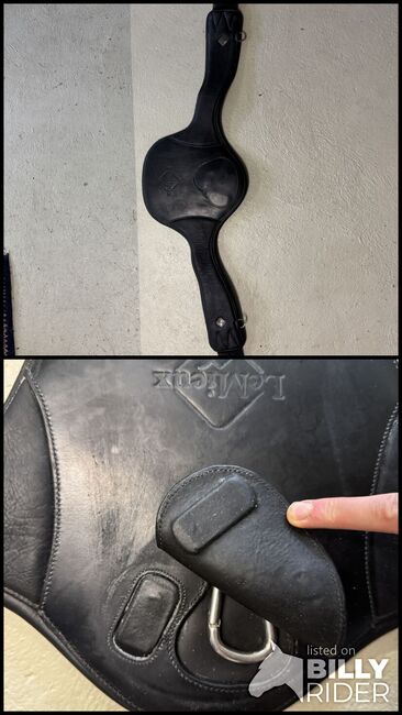 Le Mieux Stollen Gurt, Le mieux Sattelgurt Gel-Tek Anatomic with Magnet, Stollengurt, Langgurt, Leder, black, Jenni, Popręgi, Schnottwil , Image 5