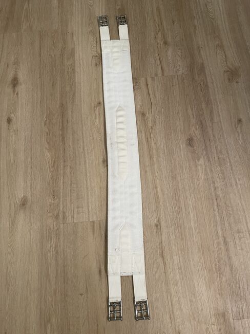 Sattelgurt Langgurt 100cm weiß, Melissa, Popręgi, Neumünster