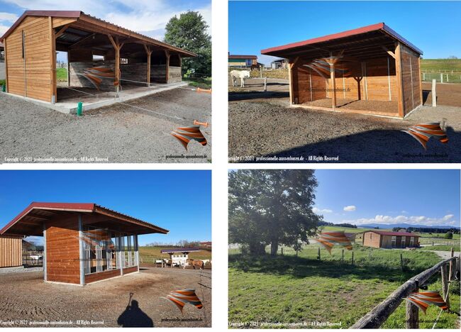 Offenstall bauen zum Bestpreis - Pferdeunterstand, Weideunterstand & Weidehütte | Top - Laufstall, AUSSENBOXEN Pferdeunterstand - Weideunterstand - Unterstand - Offenstall bauen, AUSSENBOXEN (AUSSENBOXEN Sp. z o.o.), Weidezelte & Unterstände, Wałcz, Abbildung 11