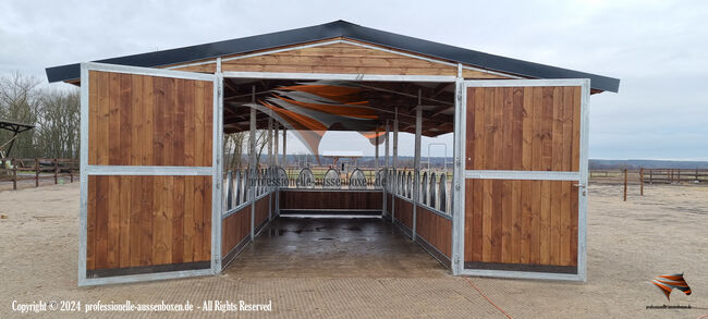 Offenstall bauen zum Bestpreis - Pferdeunterstand, Weideunterstand & Weidehütte | Top - Laufstall, AUSSENBOXEN Pferdeunterstand - Weideunterstand - Unterstand - Offenstall bauen, AUSSENBOXEN (AUSSENBOXEN Sp. z o.o.), Weidezelte & Unterstände, Wałcz, Abbildung 21