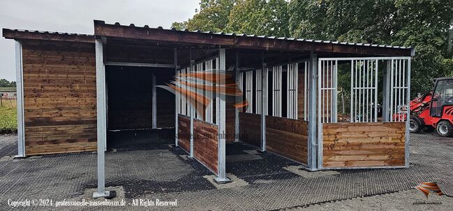 Offenstall kaufen - Pferdeunterstand, Weideunterstand, Laufstall für Pferde & Weidehütte, AUSSENBOXEN Pferdeunterstand - Weideunterstand - Unterstand - Offenstall bauen, AUSSENBOXEN (AUSSENBOXEN Sp. z o.o.), Paddock-, Boxen- & Stallmatten, Wałcz, Abbildung 4